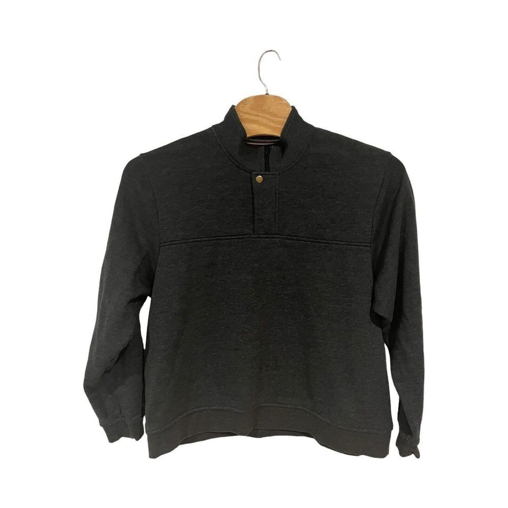 Orvis 1/4 Zip Pullover Sweater Mens‎ 2XL Charcoal Gray